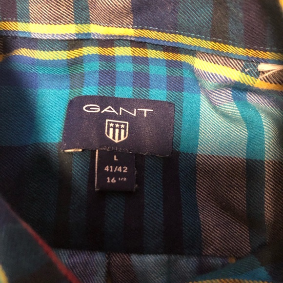 Gant Americana L/S Plaid Shirt - Cotton & Cashmere - Picture 3 of 6
